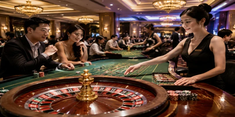 Sảnh chơi Roulette trực quan tương tác thực tế cùng các Dealer chuyên nghiệp